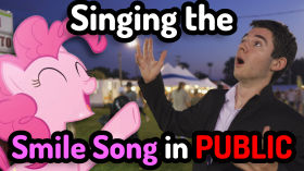 Singing the SMILE SONG in PUBLIC...
